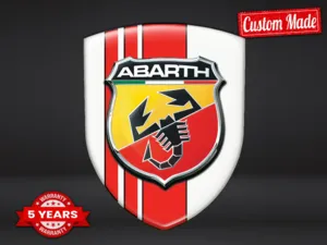 Fiat Abarth Decalcomanie Auto su Misura Eleganti Pregiati Moderni